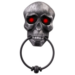 Domovní klapadlo ozvučené a osvětlené halloweenské